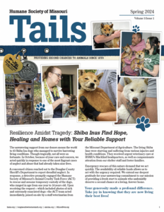 Spring 2024 Tails Magazine cover